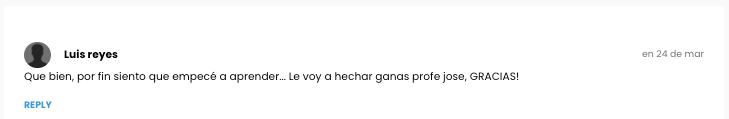 Feedback Luis Reyes