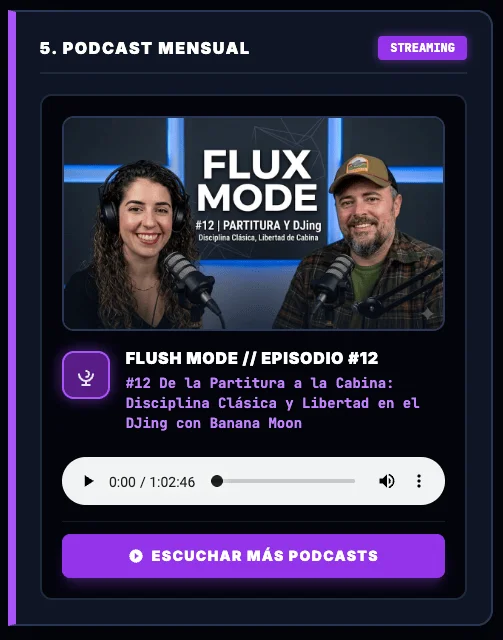 Podcast Integrado Flux Mode